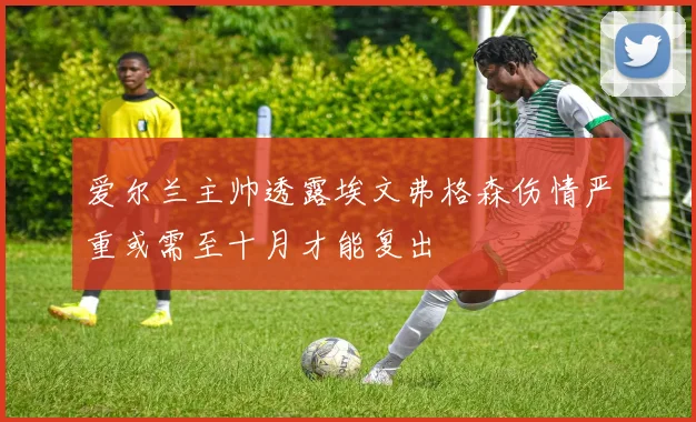 爱尔兰主帅透露埃文弗格森伤情严重或需至十月才能复出